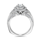 Double Halo Engagement Ring